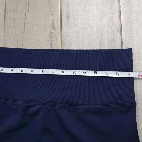 Victoria's Secret Pink Active Women's High Waist Bike Shorts Yoga Blue Size XL - Picture 8 of 10